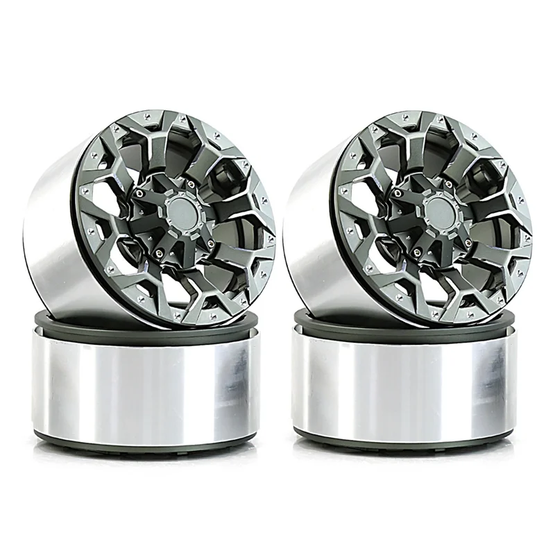 

A45F-4 шт. RC автомобиль Beadlock обод колеса 2,6 дюйма для 1/8 1/10 RC гусеничный автомобиль Axial SCX10 Wraith RR10 Capra TRAXXAS TRX4