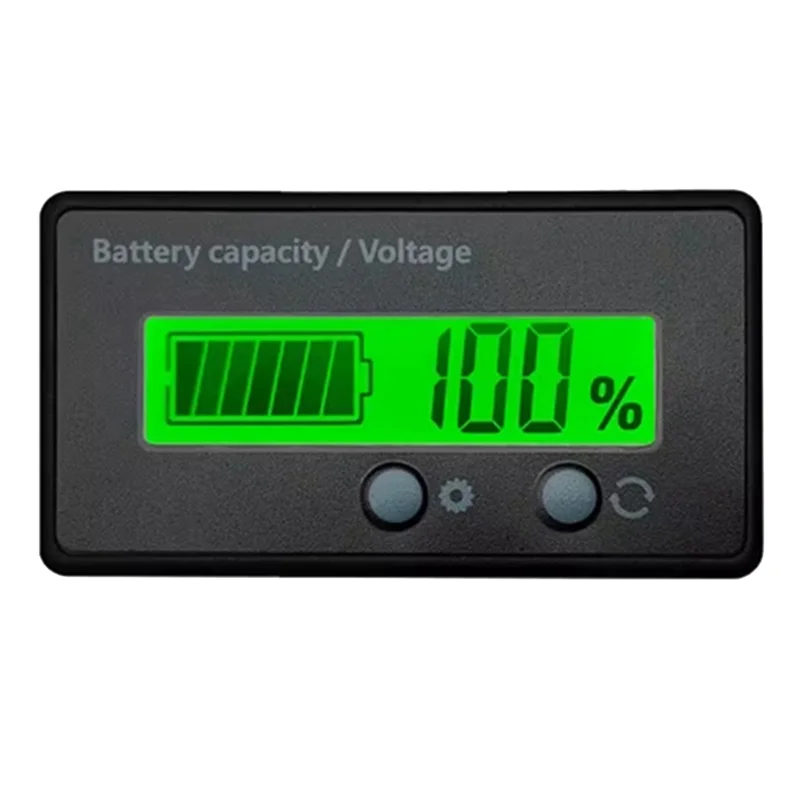 

B07A-LED Digital Voltmeter Voltage Meter Tester Acid Lead Lifepo4 Lithium Battery 12V/24V/36V/48V Capacity Indicator