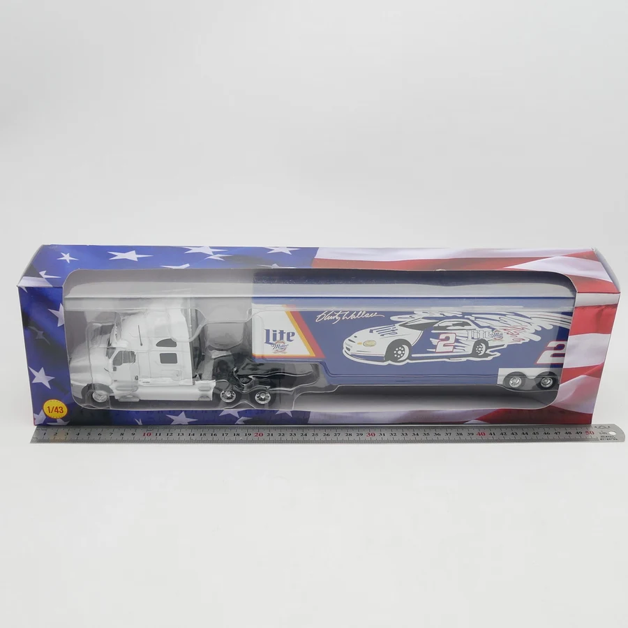 

Литой под давлением Ixo, масштаб 1:43, Kenworth T2000, Kenworth, прицеп Nazca, гоночный транспорт, модель автомобиля из сплава, Коллекционная игрушка, подарок, сувенир