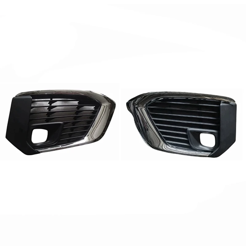 

1 Piece Front Bumper Fog Lamp Frame Fog Light Grille Trim Black Plastic Automotive Supplies For Peugeot 5008