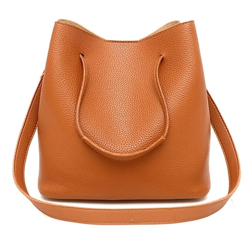 

A3PE 4Pcs/set Leather Women Handbag Shoulder Bag Tote Card Holder Purse Satchel Top Handle Bags