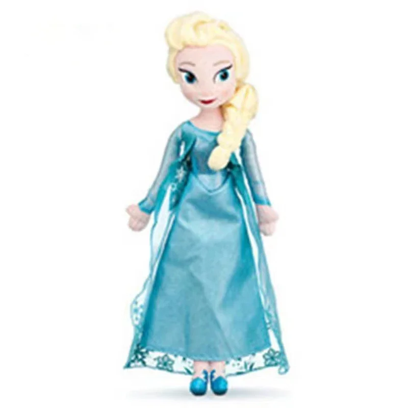 Disney Frozen Doll Anna Elsa Snowman Queen Super Soft Plush Toys Birthday The Best Gift for Children's Girl Kids Young Person