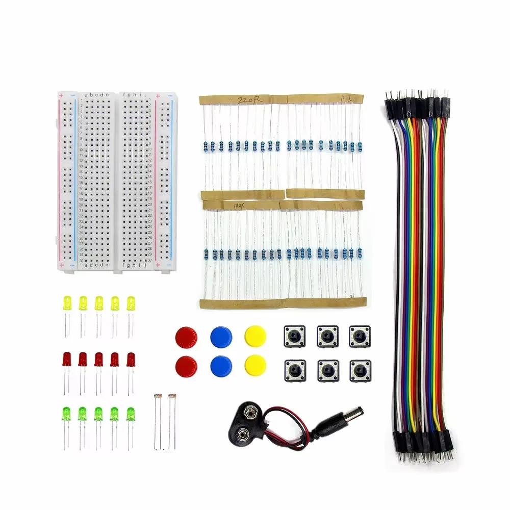 School Education Lab Starter Kit UNO R3 Mini Breadboard LED Jumper Wire Button for arduino Diy Kit