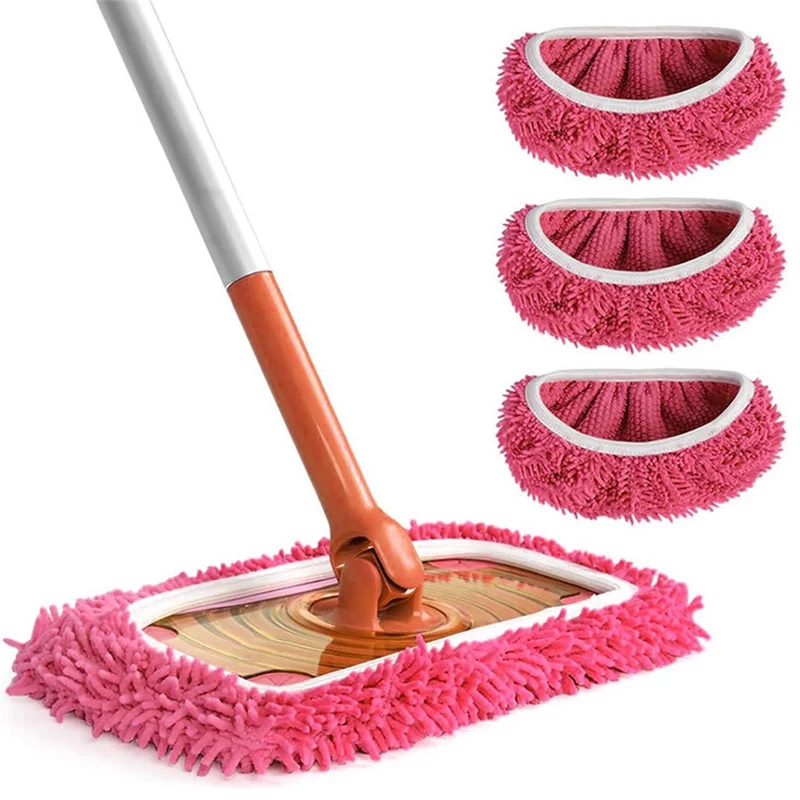 

Стильный, совместимый с Swiffer, ткань для швабры, моющаяся и многоразовая ткань для швабры, сменный чехол для плоской швабры