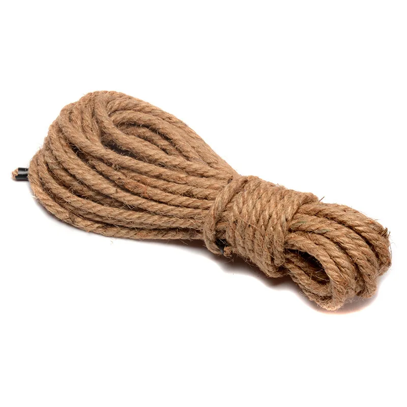 BDSM Bondage Restraint Cordas para Mulheres, Brinquedos Sexuais Eróticos, Adulto SM Amarrando Jogo, Encadernação Corporal Escrava, Pasta, 10m