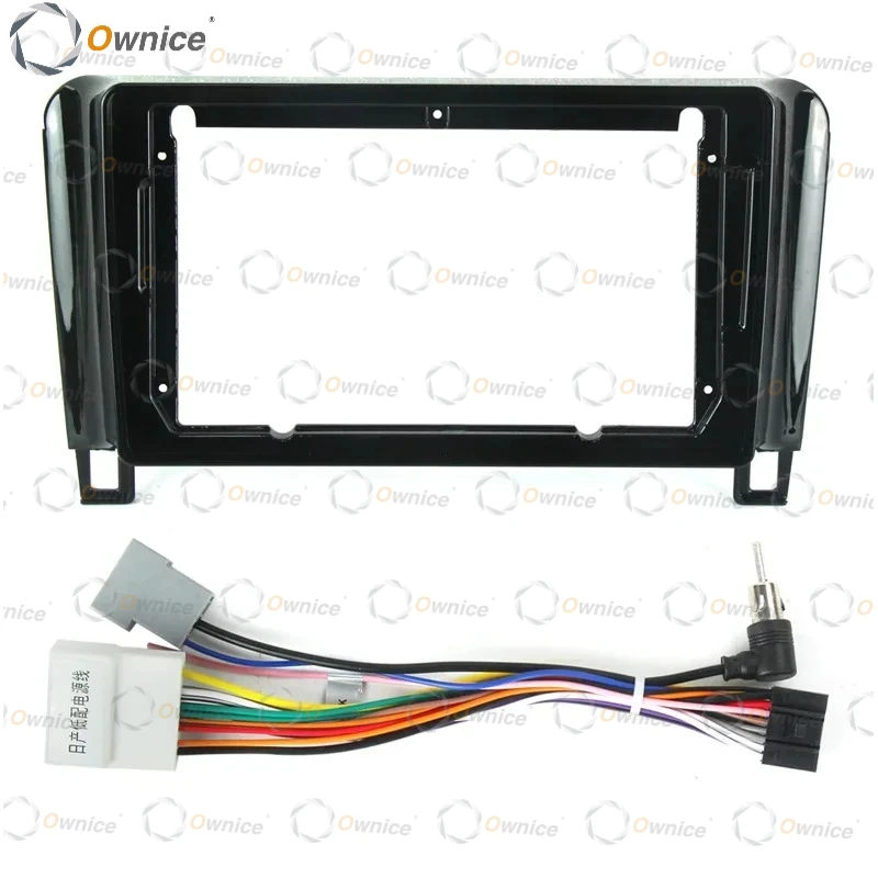 Ownice Car Radio Fascia for Nissan Serena 4 C26 2010 - 2016 9 Inch Stereo Panel Wiring Harness Power Cable Adapter Connector