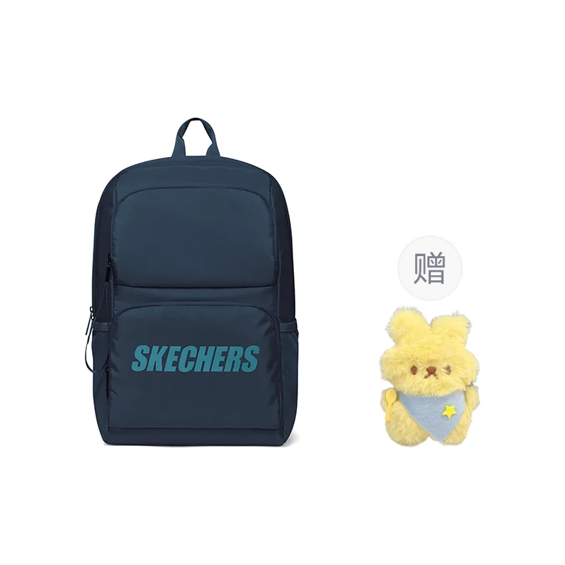 Skechers Fabric Backpack Regular Unisex Navy Blue L320U196-002Z