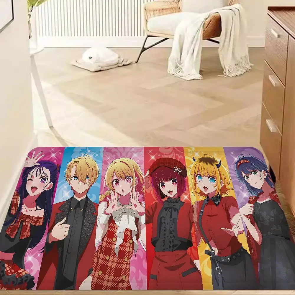 Anime Oshi No Ko Entrance Door Mat Nordic Style Home Doormat Bathroom-Toilet Mats Bedroom Hotel Decor Mat