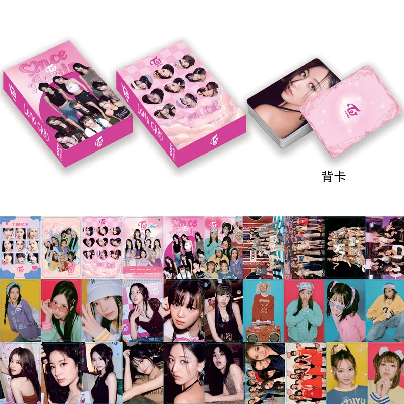 Korean Star 1pack/30pcs Kpop Photo Album Small Lomo Cards Girl Group Postcard Lomo Card Game Girls Fans Collection Gift HD Print