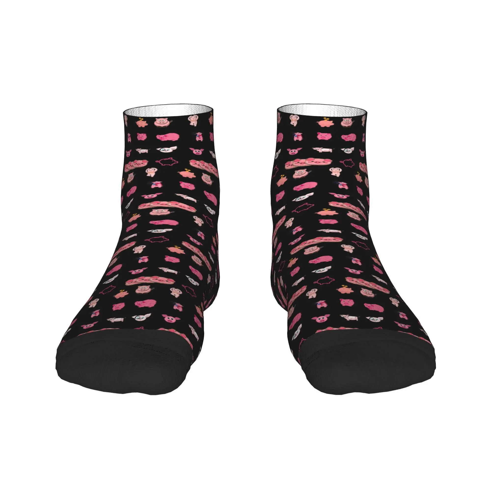 Paquete de pegatinas del Día Nacional del Cerdo, calcetines Harajuku, medias de alta calidad, calcetines para todas las estaciones, accesorios para hombre y mujer, regalo de cumpleaños