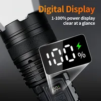 LED Flashlight Rechargeable Long-Beam Portable Outdoor Emergency Lighting With Long Battery Life, Suitable For Camping And Hiki 2