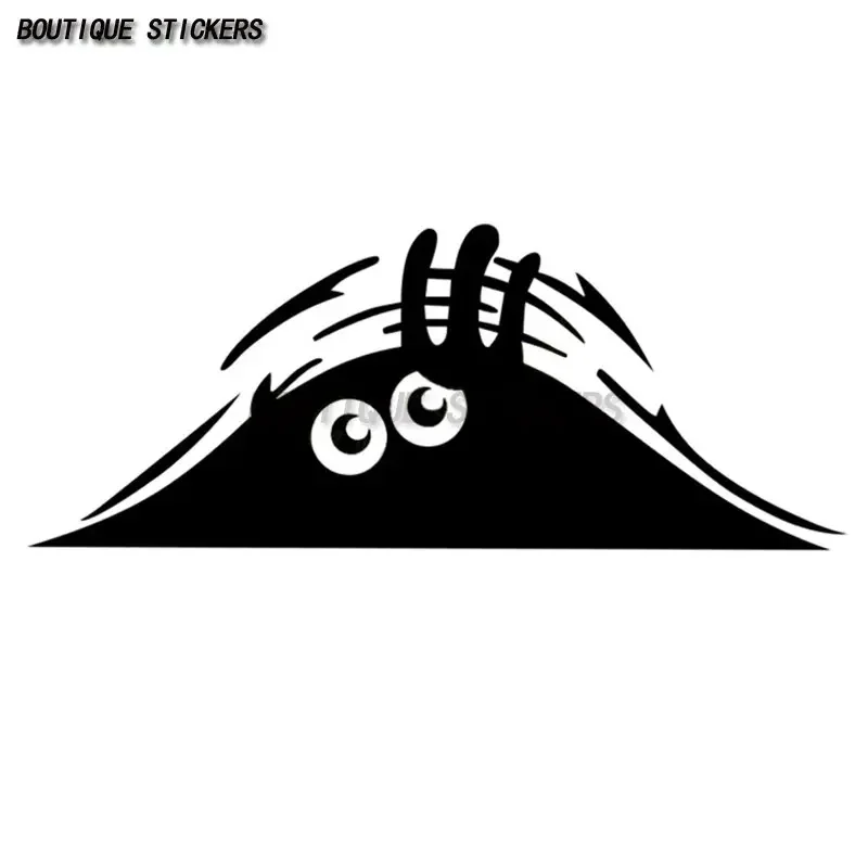 

Funny peek monster car sticker decoration smile and angry car sticker waterproof PVC sticker car shape cover scratch sticker
