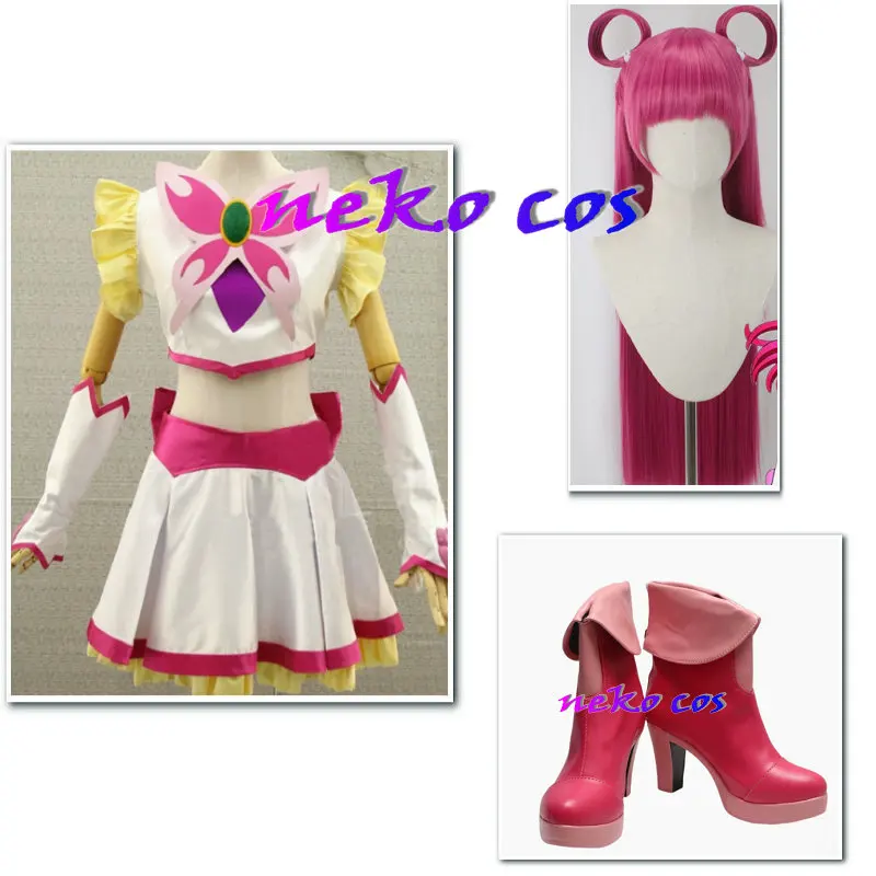 

nekocos Yes！precure 5GOGO！ Yumehara Nozomi Cure Dream Cosplay Costume Custom Size