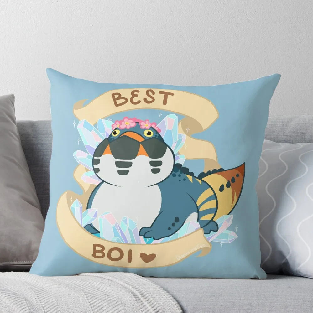 

Dodogama Best Boi (MonHun: World) Throw Pillow Throw Pillow Covers christmas supplies pillow cover luxury