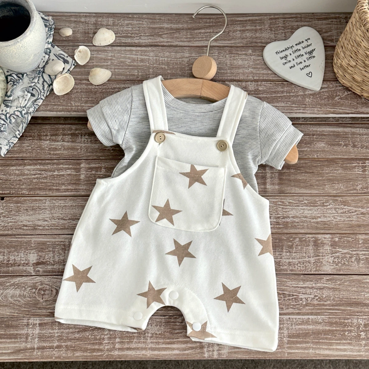 New Summer Baby Cartoon Pattern Clothes Suit Children Short Sleeved T-Shirt Overalls 2Pcs/Sets Kids Clothing Infant Costume
