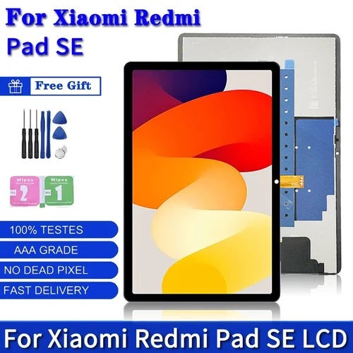 Imagen 1 del producto Pantalla LCD de 11,0 pulgadas para Xiaomi Redmi Pad SE 23073RPBFG, montaje de digitalizador con pantalla táctil para pantalla Redmi PAD 2 de segunda generación