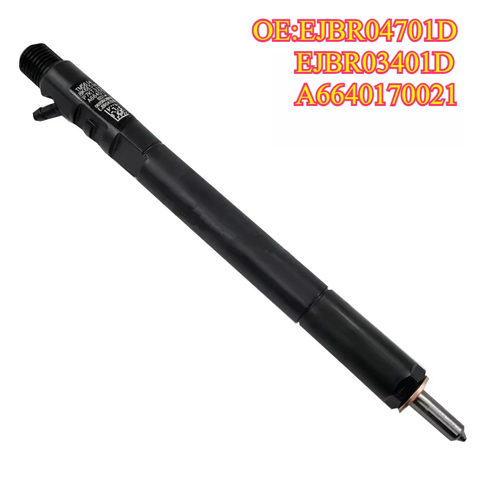 High quality New For EJBR04701D EJBR03401D A6640170021 Fuel Injector Nozzle For Ssangyong Actyon Kyron Rexton EURO 3 Delphi