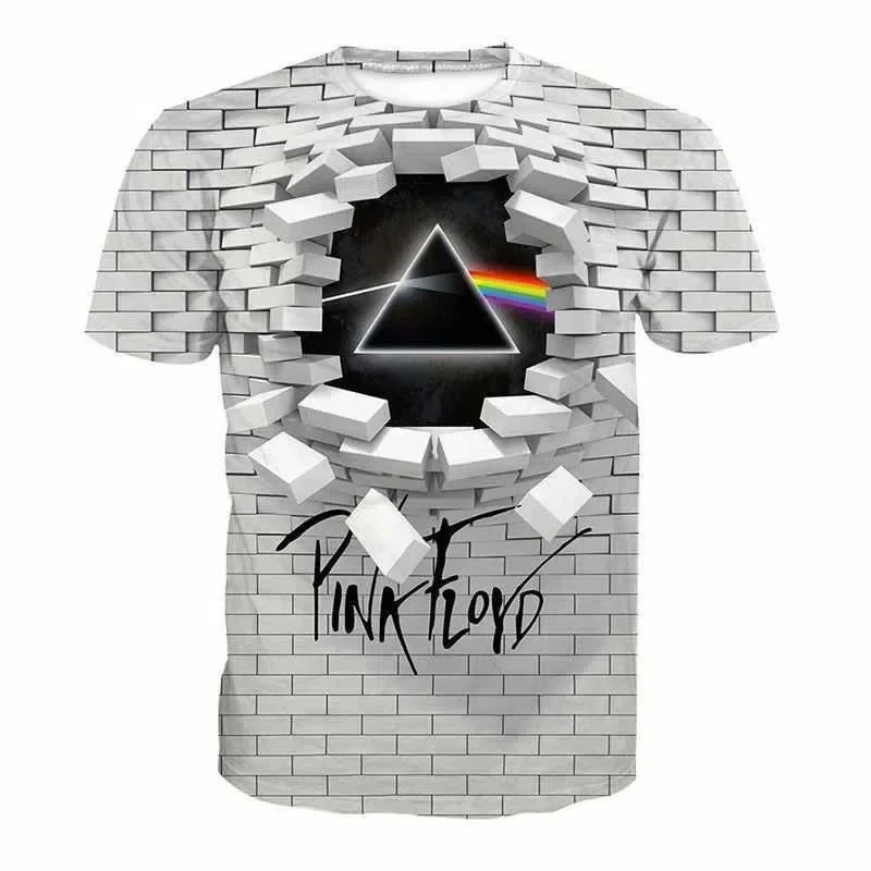 3D-gedruckte T-Shirts für Herren, übergroße lockere Herrenbekleidung, Retro- und modische Kurzarmoberteile, Street-Hip-Hop-Kleidung