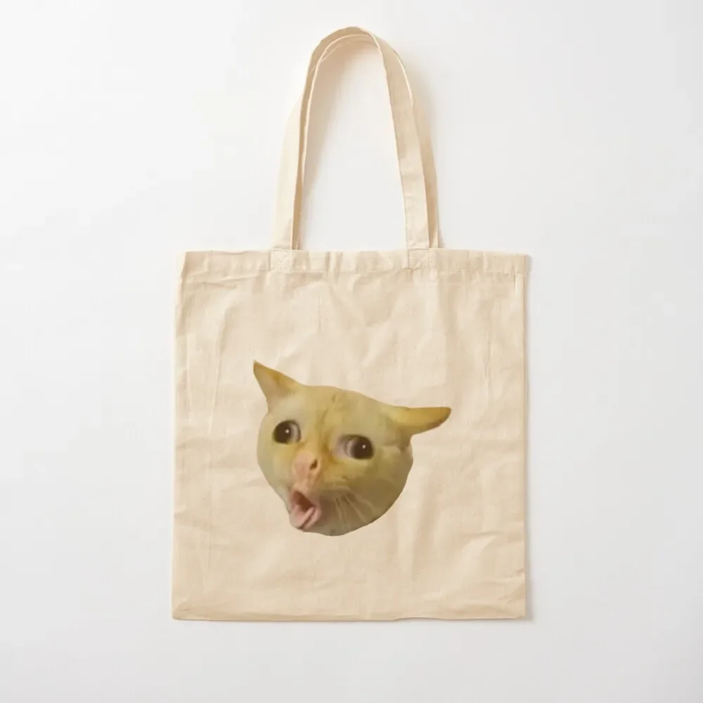 

Cat Coughing Meme Tote Bag reusable grocery bags canvas tote bags reusable shopping bag Tote Bag