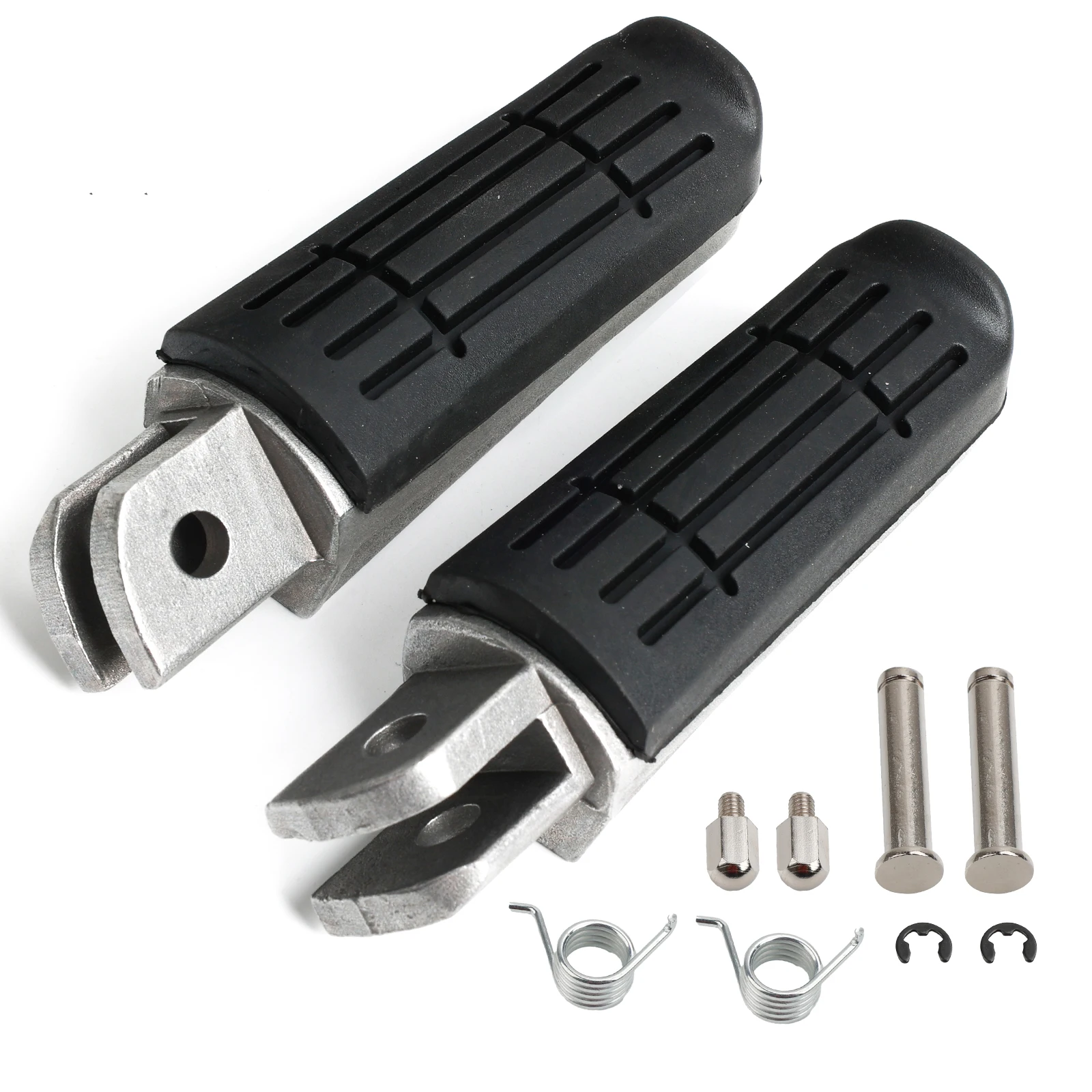 For YAMAHA BT1100 Fazer 700 FJ1200 FJR1300 FZ1 FZ6 FZ6R FZR600 FZS600 XJ600 Motorcycle Front Footrests Rider Foot Pegs
