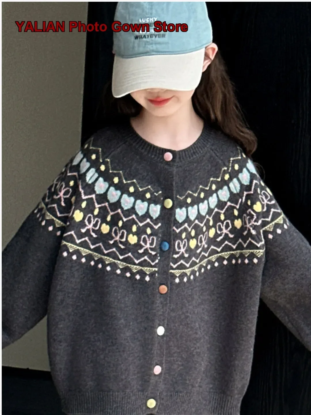 Girls Stylish Autumn Winter Jacket 2026 Warm Knit Outerwear for Older Girls Kids Older Kids