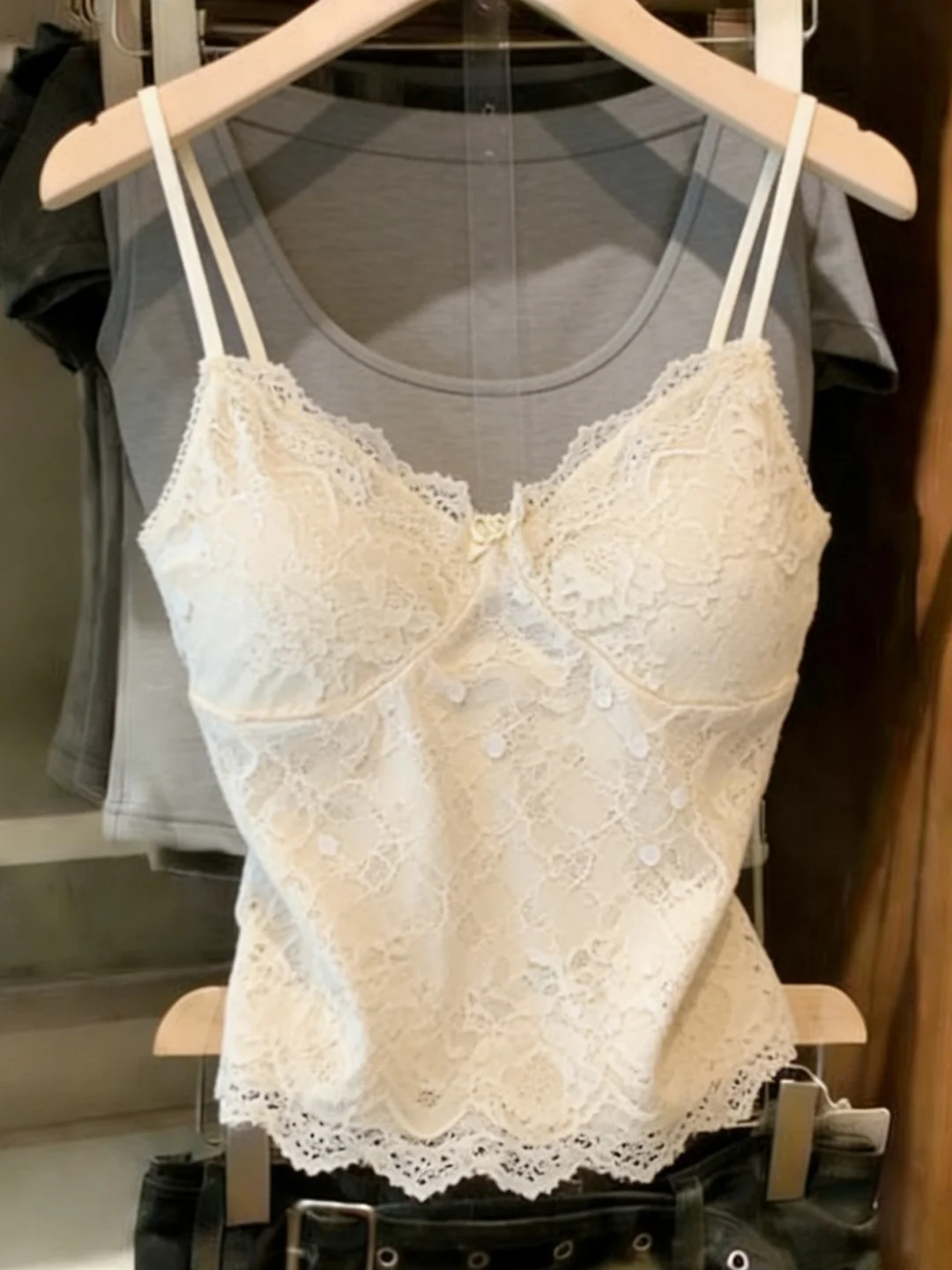 

Pure Desire Sexy Seamless Mesh Splice Slimming Strap Vest Women's Summer New Style Cotton Lingerie Underwear Tank Top