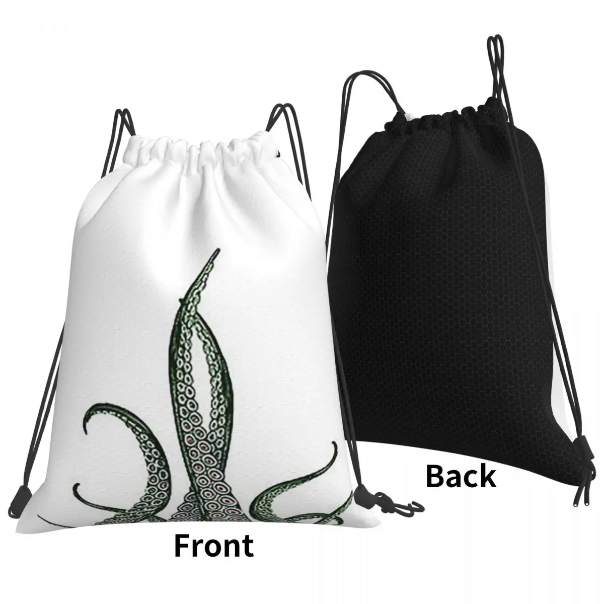 Green Fingers Backpacks Multi-function Portable Drawstring Bags Sports Bag Book Bags For Travel School