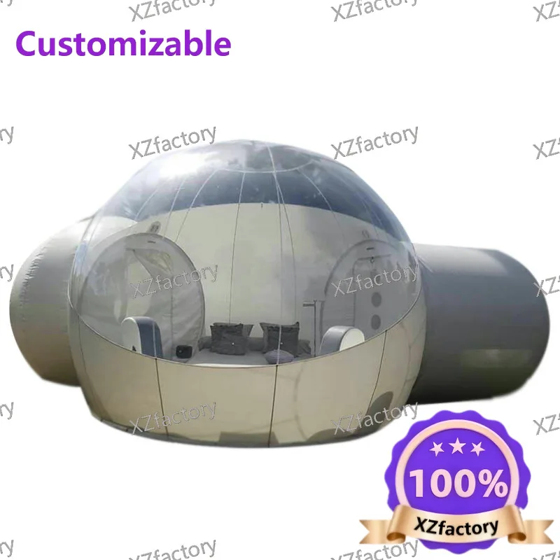 Factory Direct 2026 Top Rated Internet celebrity Inflatable Transparent Bubble House Starry Sky Tent Room