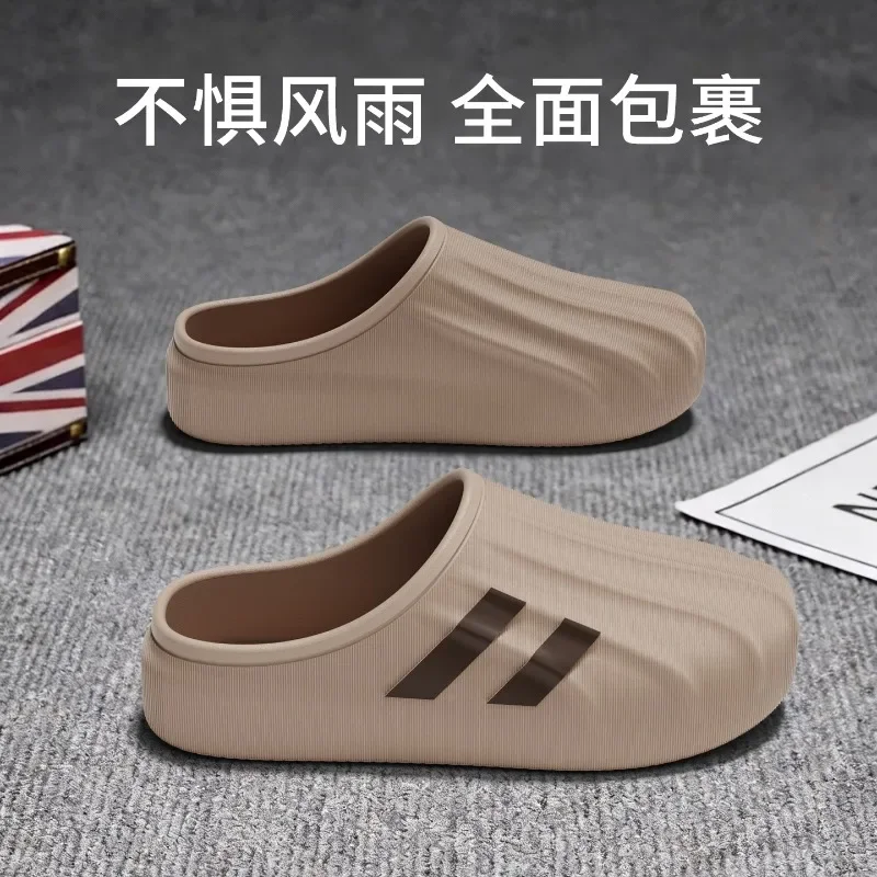 

Summer 2026 New Arrival Platform Half Slides Trendy Chunky Sole Casual Slippers