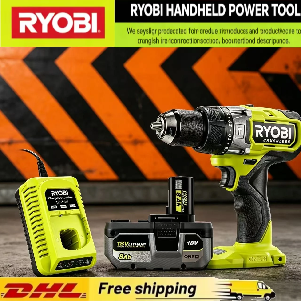 

RYOBI ONE Plus P108 18VLithium Battery, Reliable Original Standard, Wide Compatibility P104 P107 RB18L20 RB18L50 Electric Tools