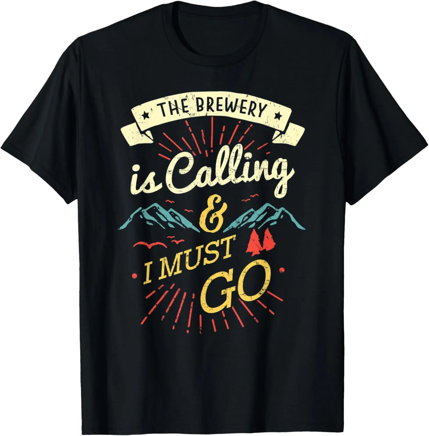 The Beer Brewery is Calling and I Must Go Vintage Craft Beer T-Shirt