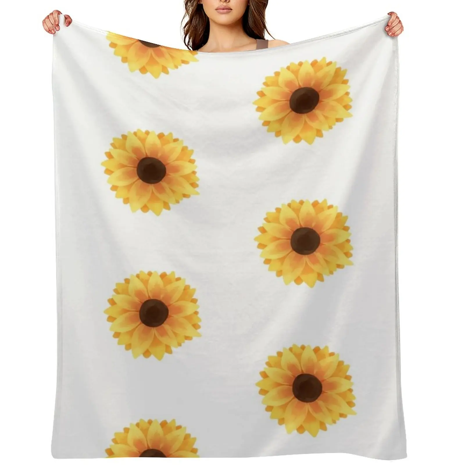 

Sunflower Throw Blanket Baby Personalized Gift Thermal christmas decoration Blankets