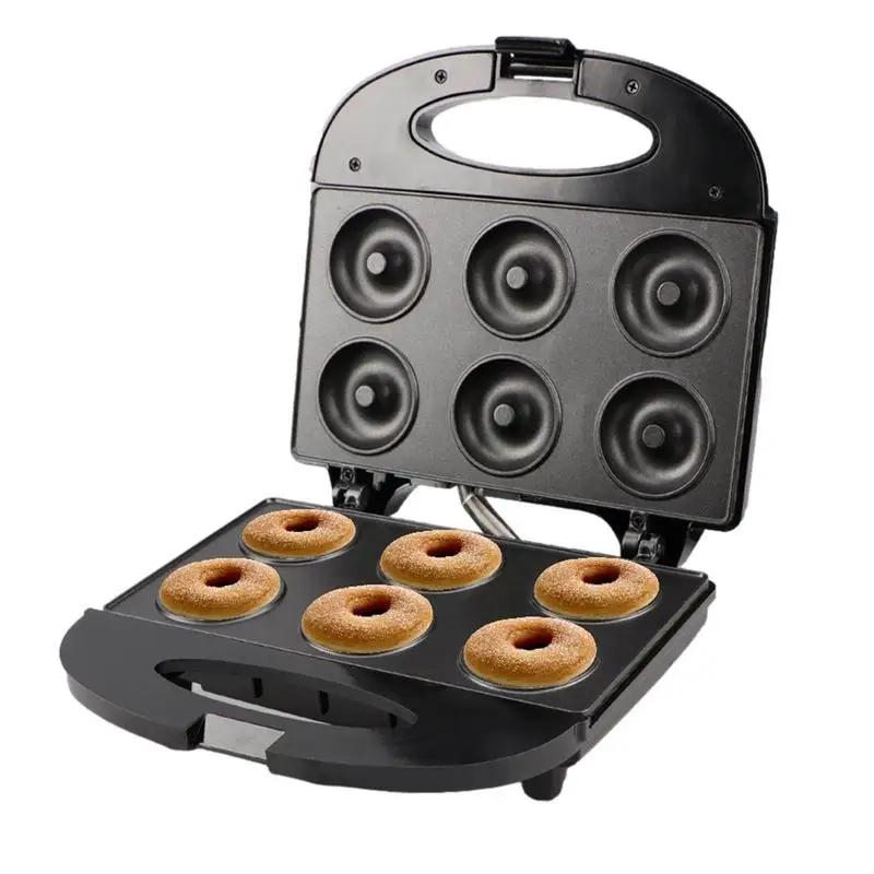 Mini Breakfast Machine Baking Breakfast Mini Donut Maker Non-Stick Coating Breakfast Making Tool for Muffins Pancakes Doughnuts