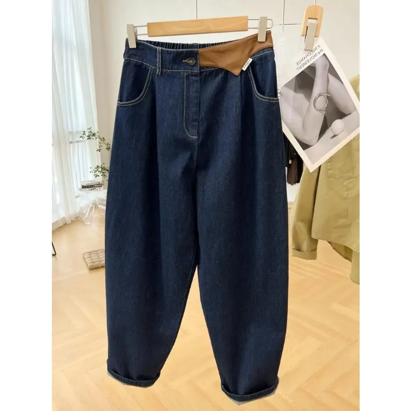 

SuperAen Fashion Loose Jeans Women Autumn Oversize High Waist Harem Pants Fashion Jeans Women