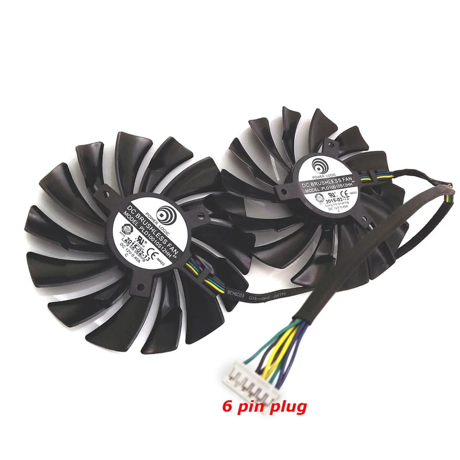 2Pcs/Set,Cooler Fan,PLD10010S12HH, For MSI GTX 980 970 GTX970 GAMING Video VGA Graphics Card Cooling