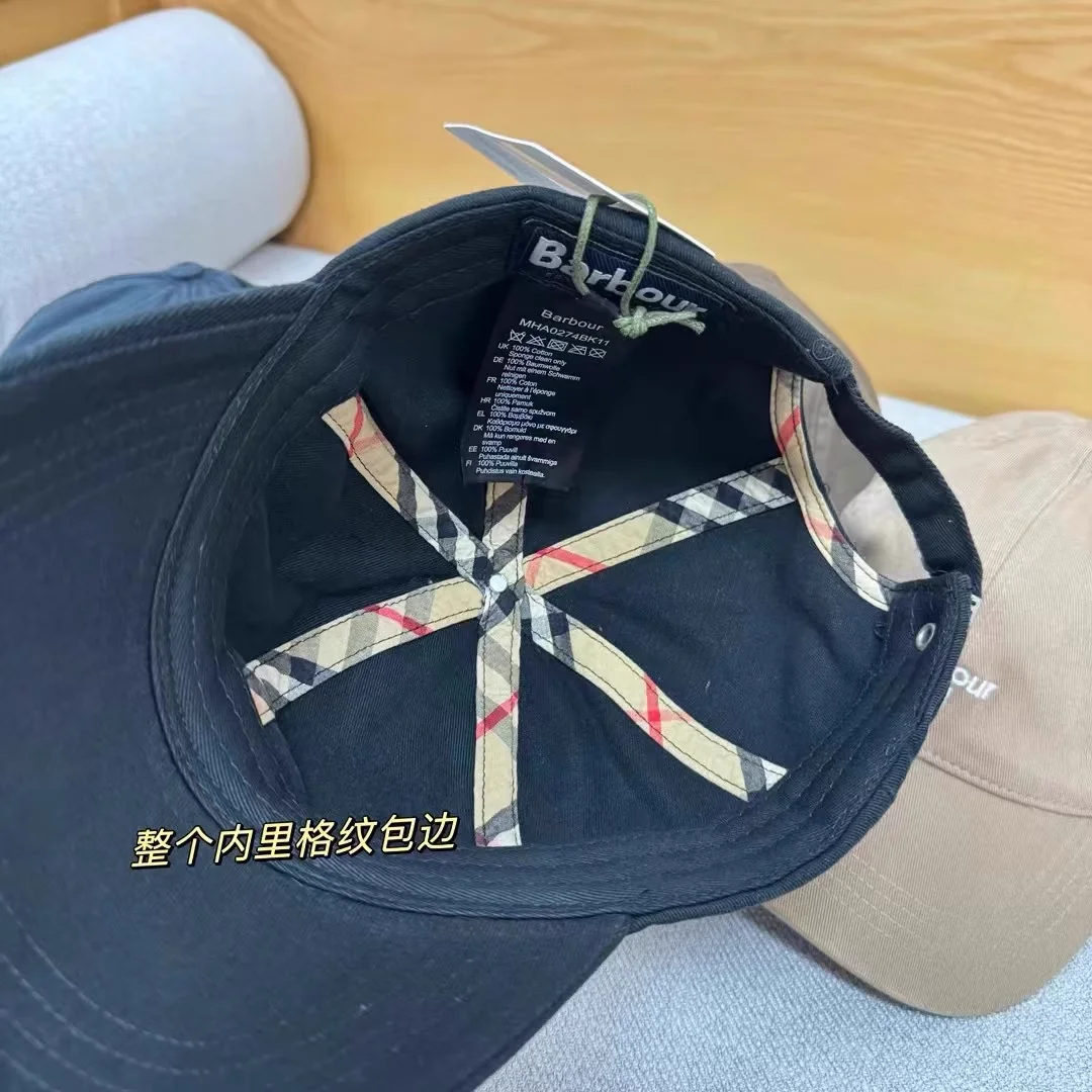 Barbour outdoor leisure sports hat baseball cap duckbill cap sun protection sun hat for men and women