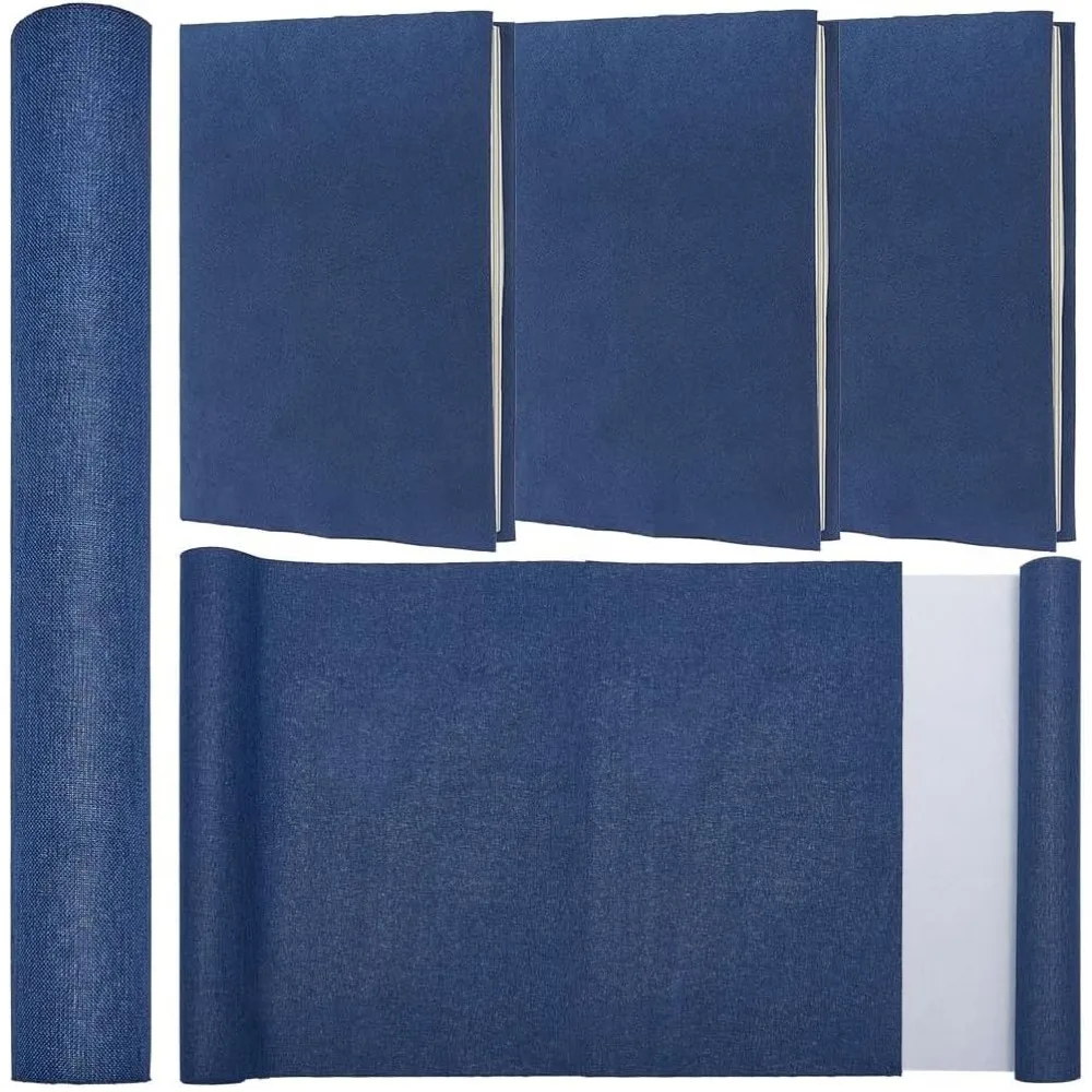 51 x 11.8 Book Cloth Blue for Books Binding Fabric Surface Paper Backed Bookcover Densely Woven Cloth Books Album
