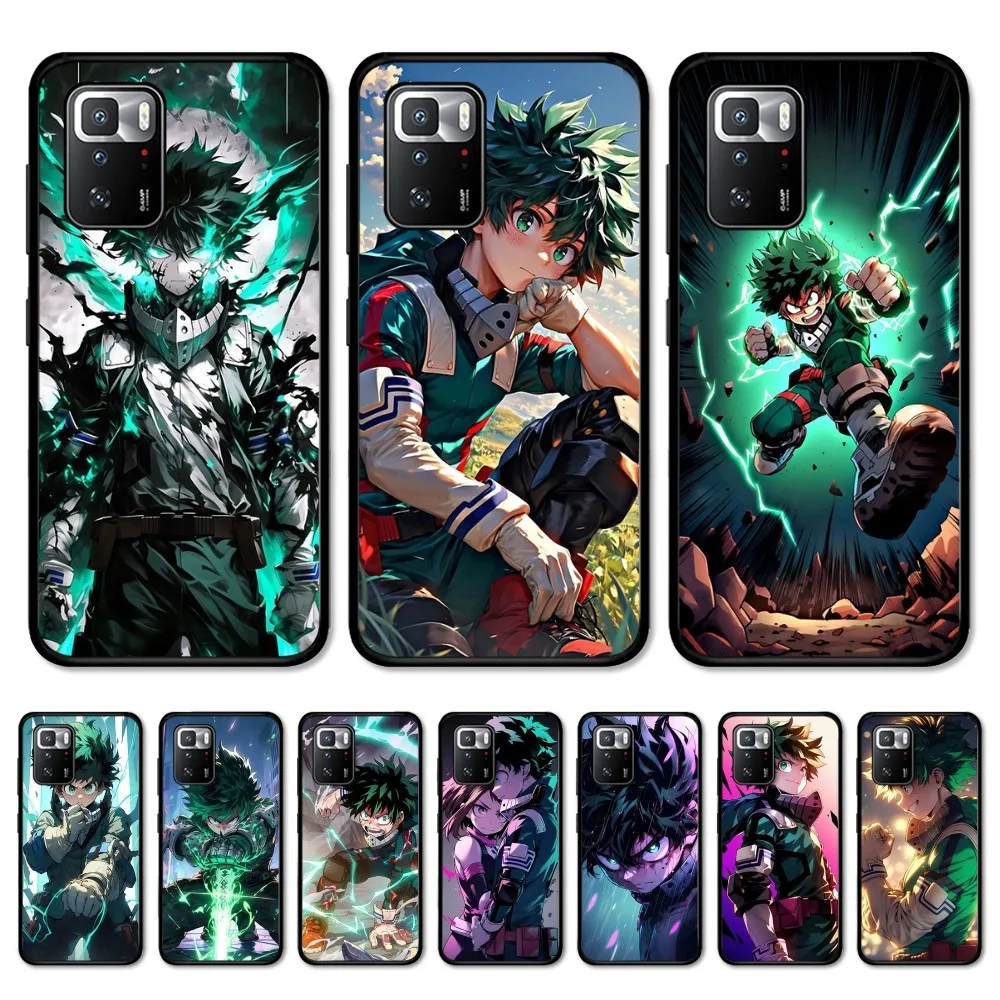 Classic Character L-Izuku M-Midoriya Phone Case For Redmi 5 6 7 8 9 10 Plus Pro 6 7 8 9 A GO K20 K30 K40 Pro Plus F3 Fundas