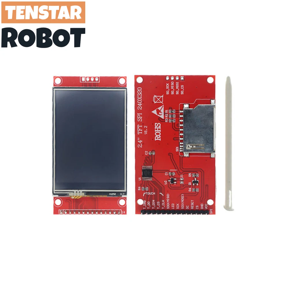 2.4 2.8 Inch SPI TFT LCD Touch Panel ILI9341 Chicp Serial Port Module With PBC  240x320 SPI Serial Display With Touch Pen