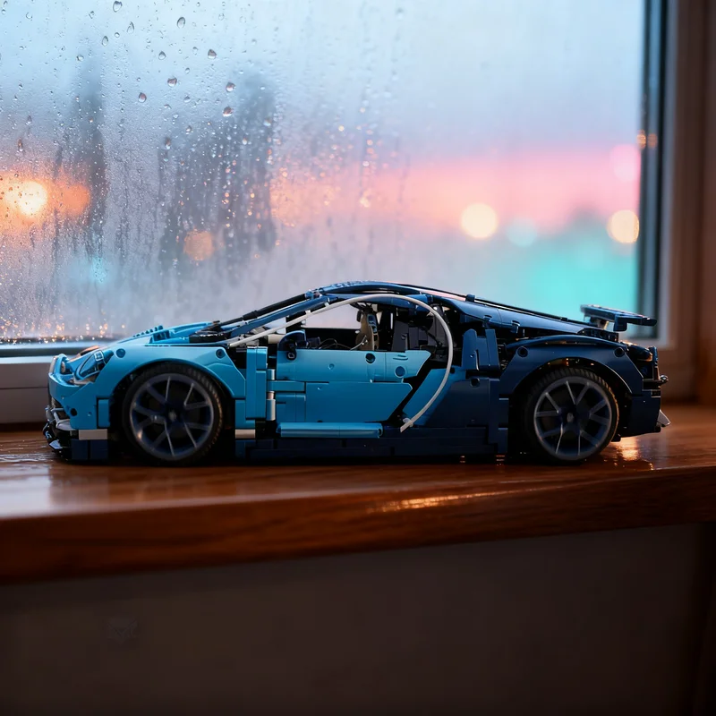 

3599 деталей MOC Bugatti Chiron BuWizz 3.0 2 Motors 1 PU L Техническая модель, конструктор, креативный подарок, декор для демонстрации, сборка