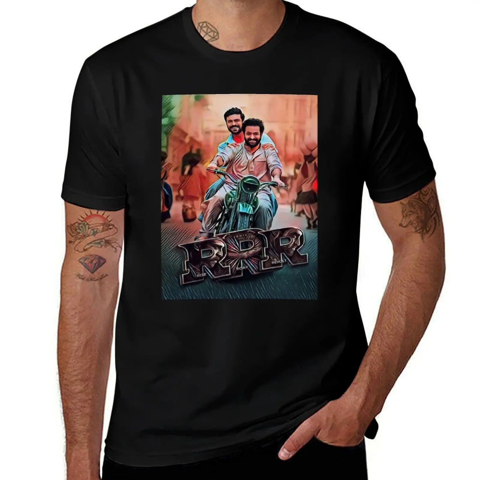RRR Movie T-Shirt UV Protection Outdoor Tee Shirt T-Shirt