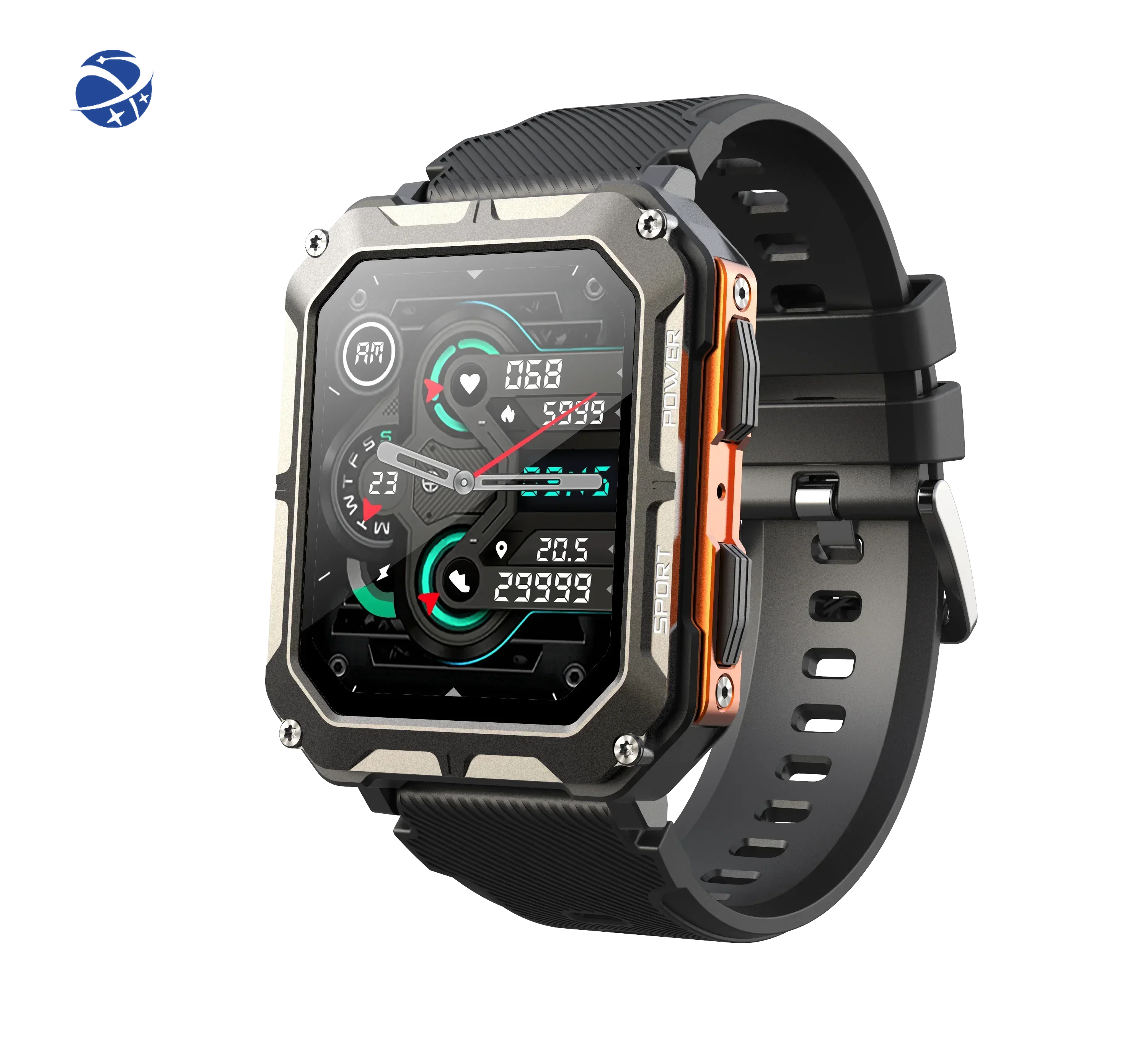 three-proof IP68 Waterproof 380mAh Long Time Standby C20 Pro Outdoor Android reloj inteligente Smart Watches 2023