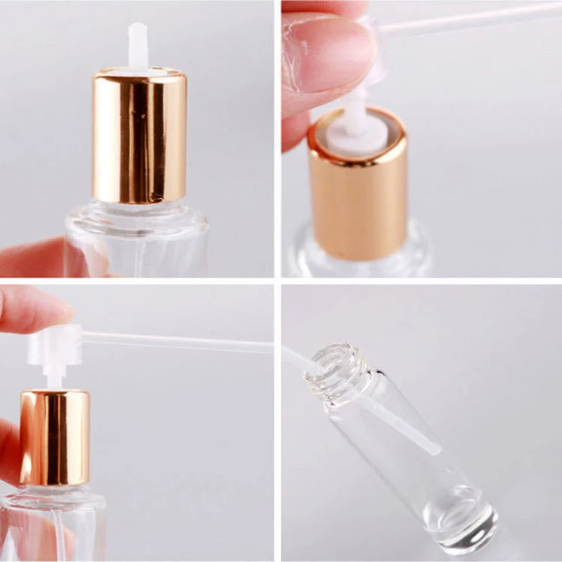 10PCS Perfume Dispenser Tools Diffuser Funnels Cosmetic Pump Dispenser Portable Sprayer Refill Pump Bottle Filling Device