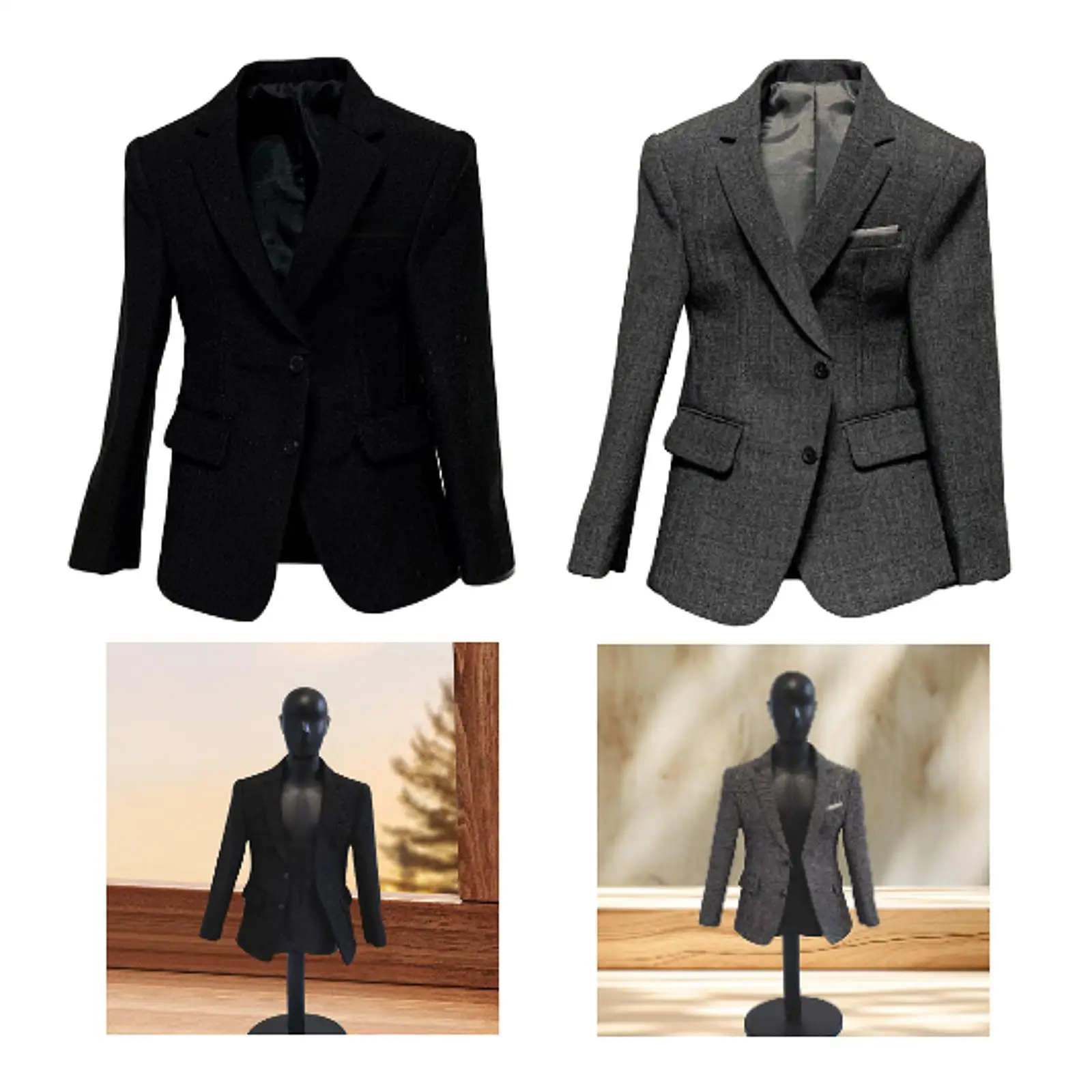 1/6 Male Figure Clothes,Action Figure Accessories,Suit Coat,Costume Mini Handmade Stylish for 12 inch Action Figures Clothing