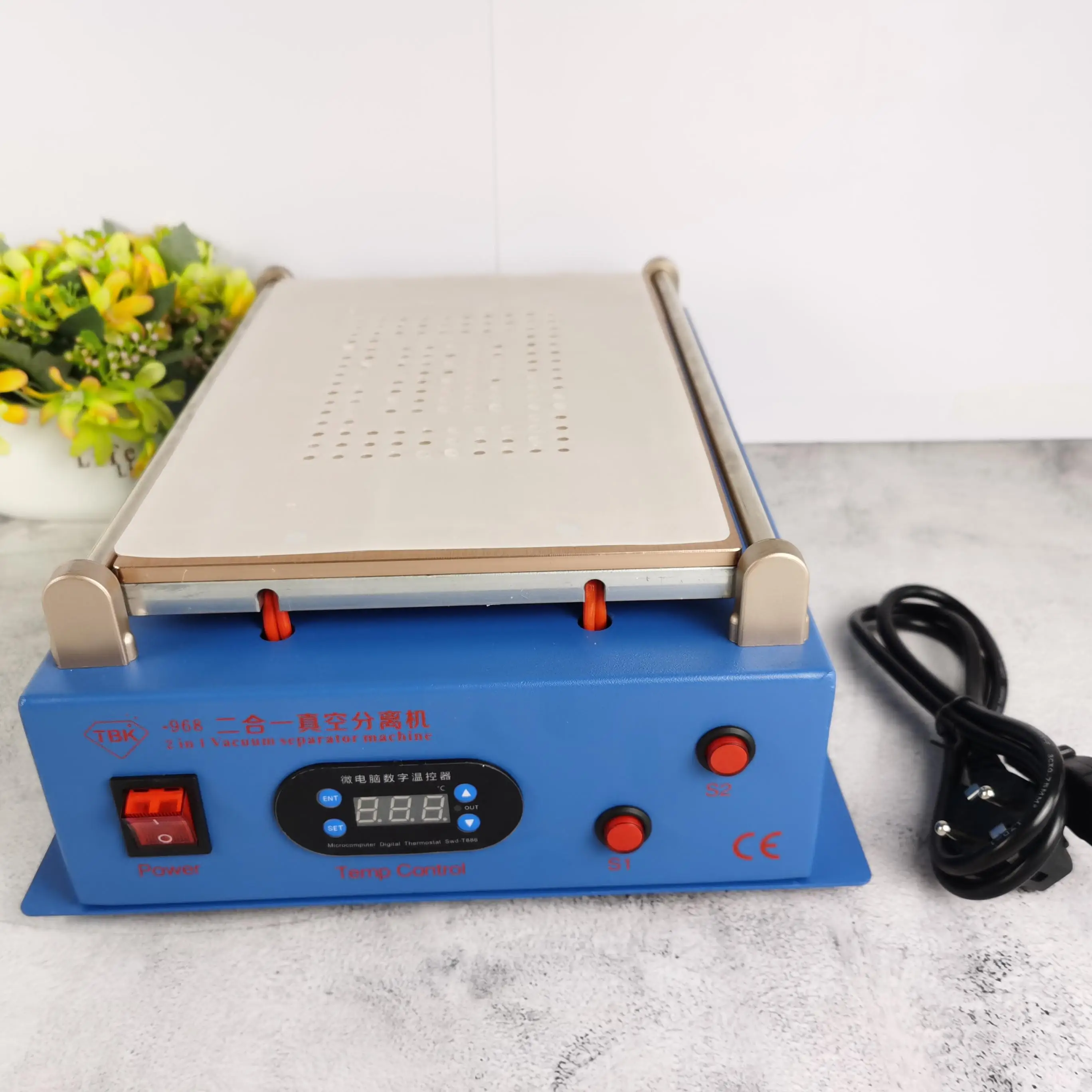 Tbk 968 Fabriek Directe Verkoop 2 In 1 Vacuüm Lcd Separator Voor Mobiele + Lcd-Scherm Reparatie Machine Voor Mobiel
