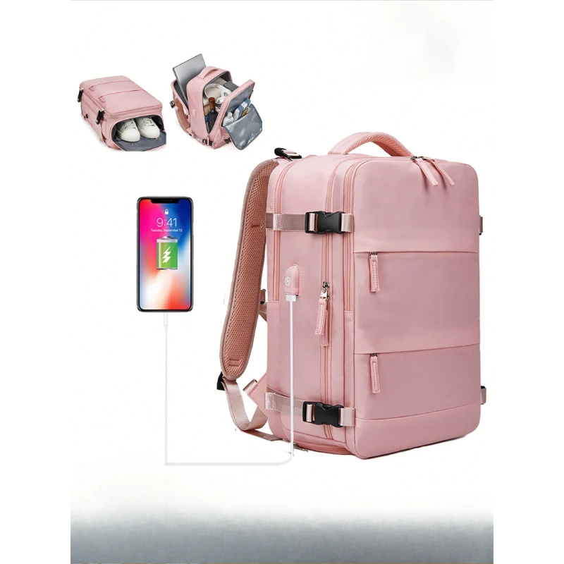 Travel Backpack Carry On Anti Theft for 16 Inch Laptop Business Shoe Compartment Dry Wet Pocket USB
