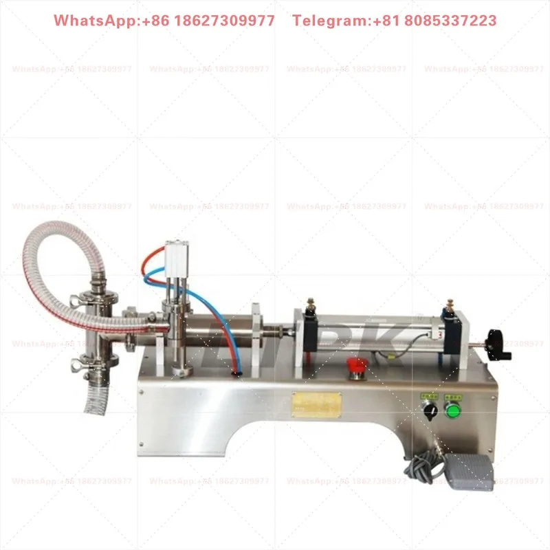 Semi automatic 10 100ml small desktop water liquid bottling and filling machine