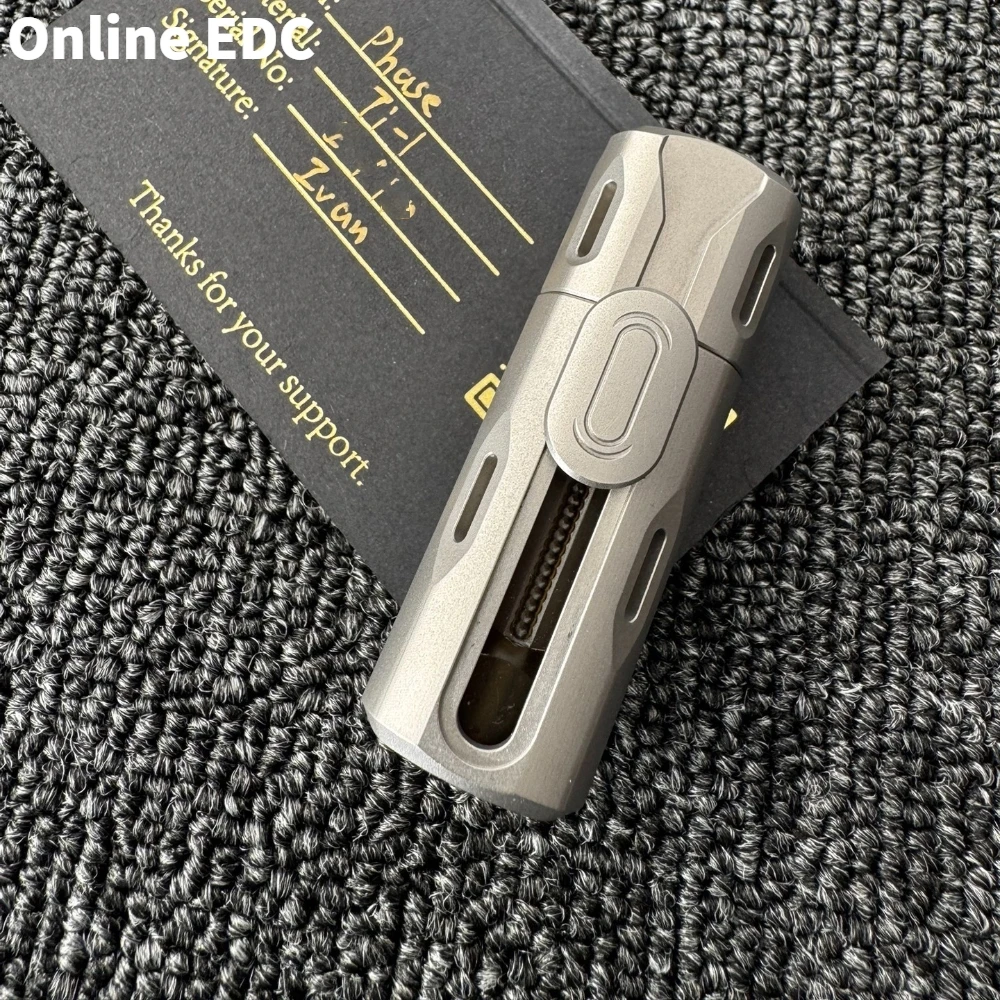 

Предварительно обращенный Cyber EDC 1,5 Титановый слайдер-слайдер EDC Аксессуары для снятия стресса Игрушки для снятия стресса