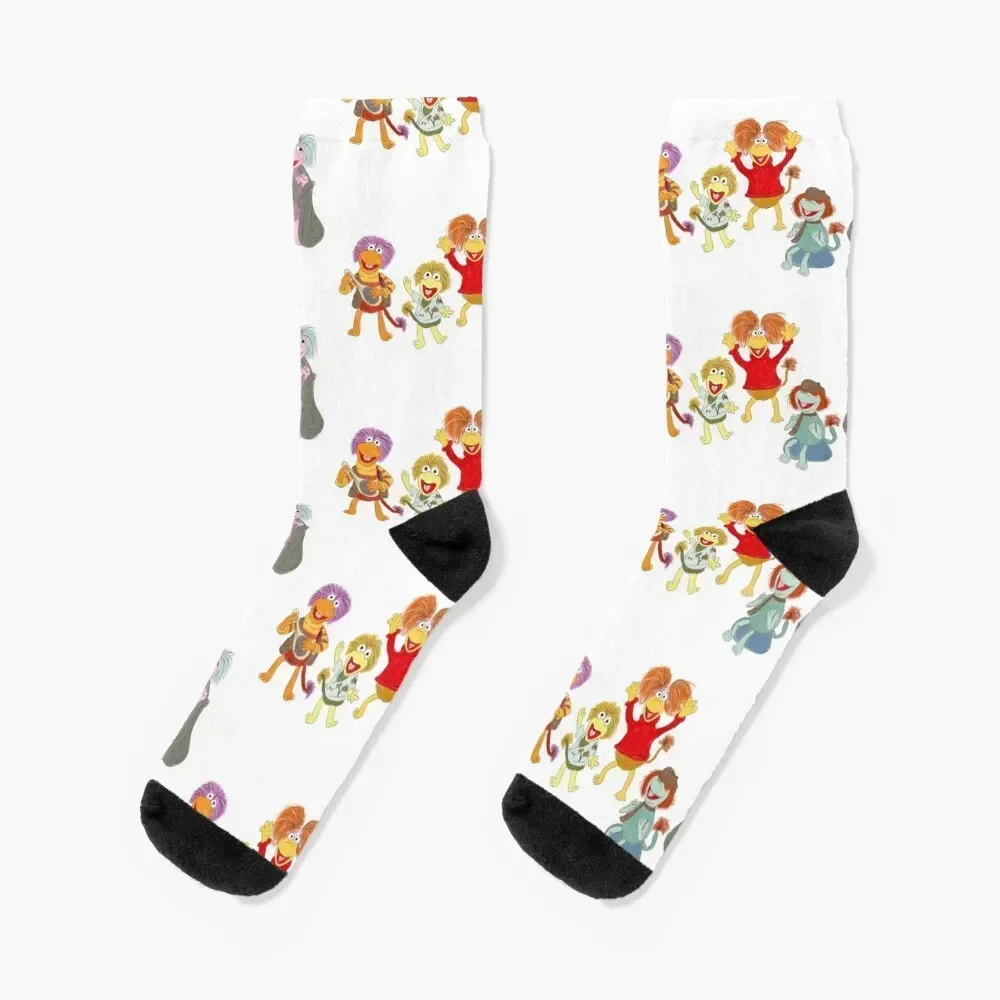 

Fraggle Rock Socks football Men's Non-slip Ladies Socks Men's