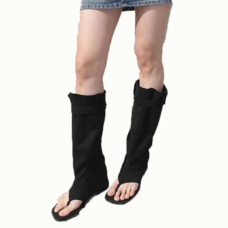 Women Flip Flops Cool Boots Summer Sandals Shoes Clip Toe Beach Bohemian Trend Flats 2024 Rome Retro Open Toe Zapatos Maillard